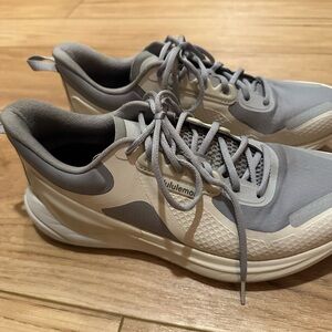 Lululemon Gray and White Water Proof Athletic Sneakers (Women’s 9.5)